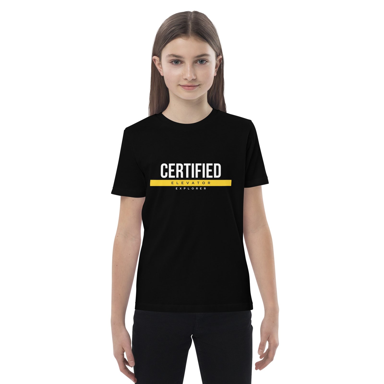 Little Elevator Dude Organic Cotton Kids t-shirt